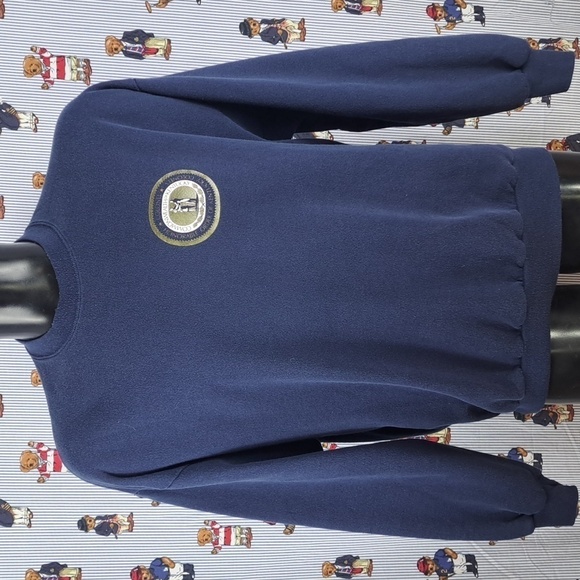 Vintage Commowealth of Kentucky graphic navy blue & gold XL pullover sweatshirt - Picture 2 of 5